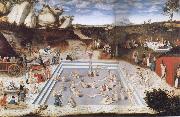 CRANACH, Lucas the Elder Fountain of Youth Germany oil painting artist